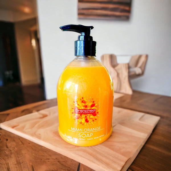 Miami Orange Body and Hand Liquid Soap