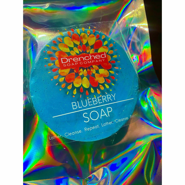 Drenched Soap Company Blueberry Soap